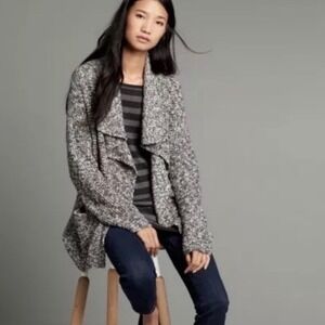 Eileen Fisher Peruvian Marled Knit Cardigan - Size Small - Minimalist Lagenlook